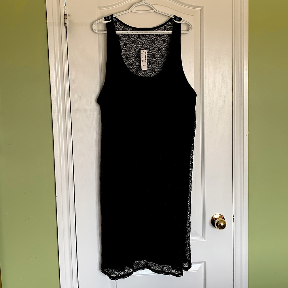 Plus Size Lace Dress - Black